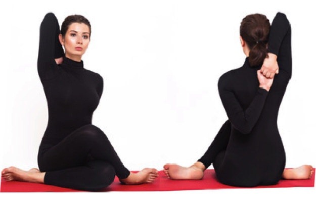 गोमुखासन करने का तरीका और फायदे – Gomukhasana (Cow Face ...